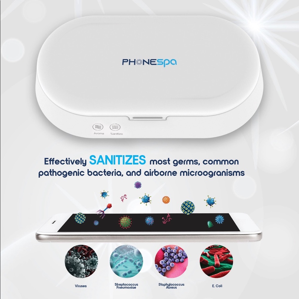 🆕 PhoneSpa Phone & Accessory UV-C Sanitizer